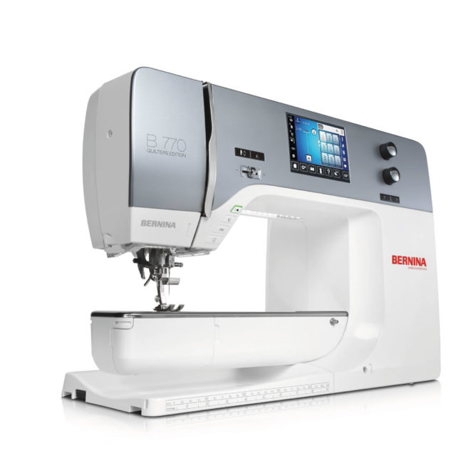 Bernina 770 QE PLUS per cucire quiltare e ricamare