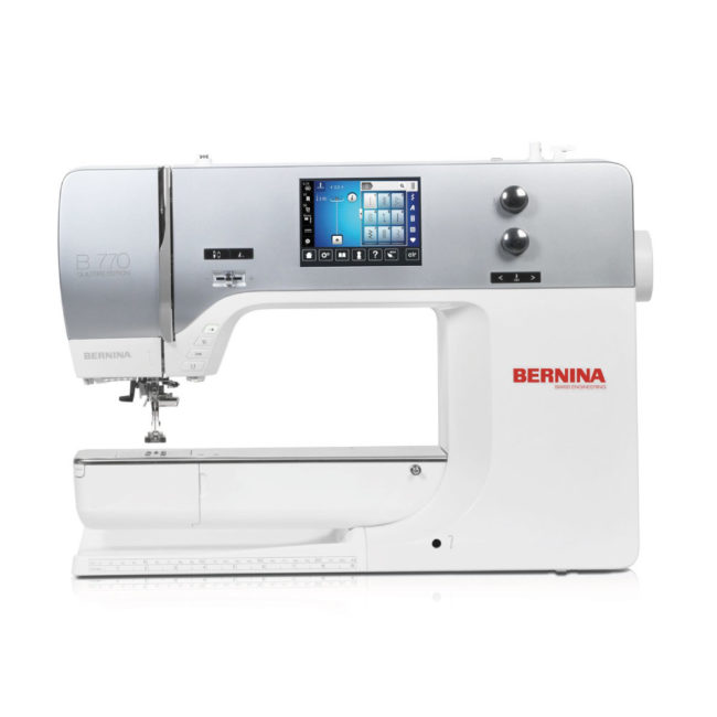 Bernina 770 QE PLUS per cucire quiltare e ricamare