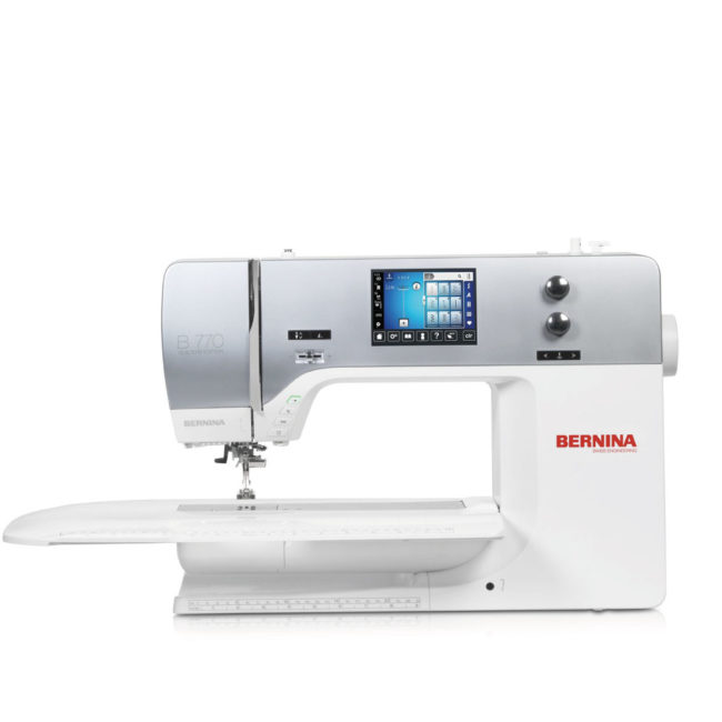 Bernina 770 QE PLUS per cucire quiltare e ricamare