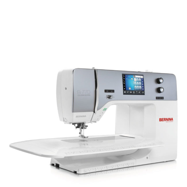 Bernina 770 QE PLUS per cucire quiltare e ricamare